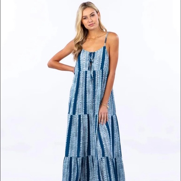 🔆RIP CURL🔆 NOMAD STRIPE MAXI DRESS - Picture 3 of 13